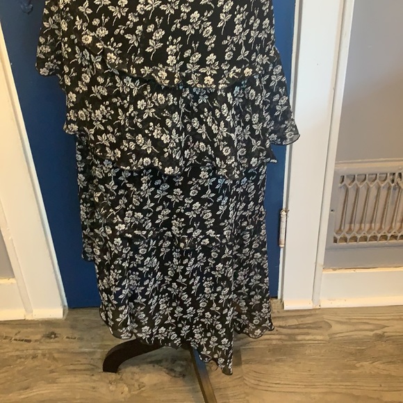 Express Off Shoulder Print Dress Small - Picture 5 of 7